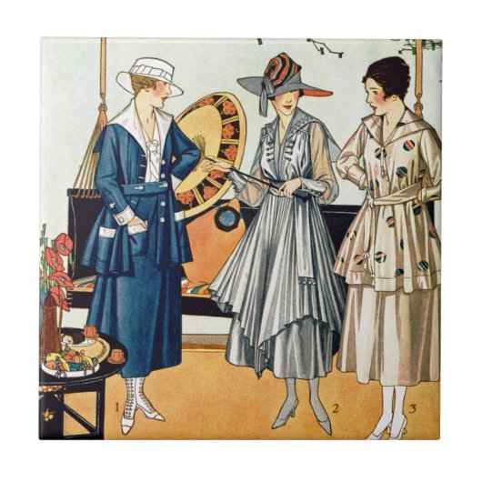 Carreau Les dames branchées (Devant)