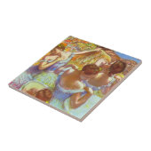 Carreau Les Danseuses bleues d'Edgar Degas (Côté)