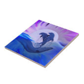 Carreau Les dauphins au clair de lune (Côté)