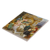 Carreau Les dieux grecs sur le Mont Parnassus (Côté)