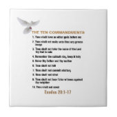 Carreau Les dix commandements (Devant)
