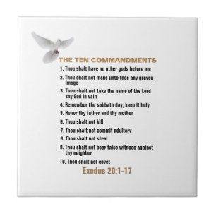 Carreau Les dix commandements