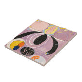 Carreau Les dix plus grands, Groupe IV, No 6 par Hilma af  (Côté)