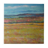 Carreau Les Dunes De Sable Côtier Artisanat Peint (Devant)