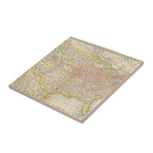 Carreau Les Etats-Unis 4 (Côté)