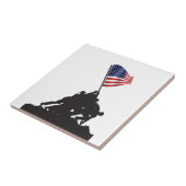 Carreau Les Etats-Unis, le patriote, le drapeau et les (Côté)