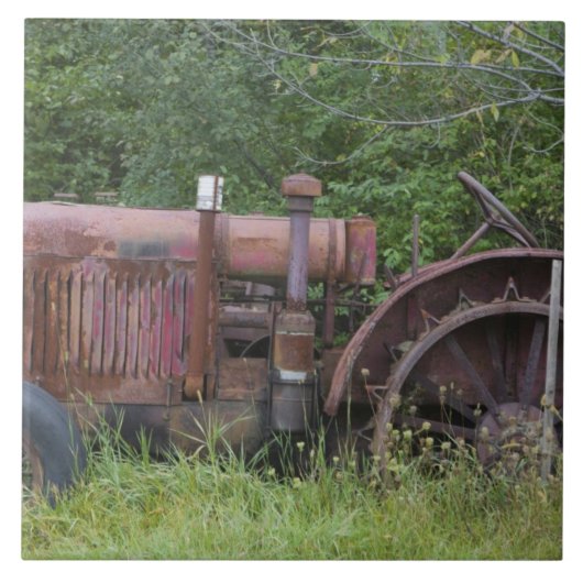 Carreau Les Etats-Unis, Vermont, MANCHESTER : Tracteur (Devant)