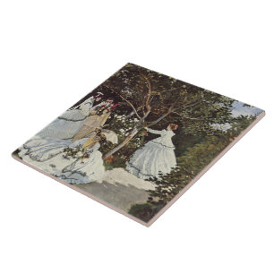 Carreau Les femmes dans le jardin par Claude Monet