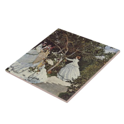 Carreau Les femmes dans le jardin par Claude Monet (Côté)