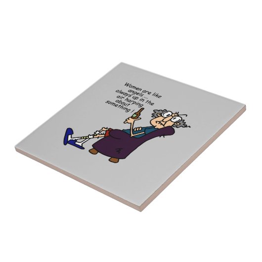 Carreau Les Femmes Sont Comme Des Anges (Côté)