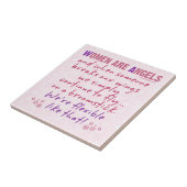 Carreau Les femmes sont des anges (Côté)