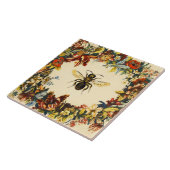CARREAU LES FLEURS DU PRINTEMPS MIEL BEE / BEEKEEPER (Côté)