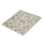 Carreau Les fleurs sauvages conçoivent pour le matériel en (Côté)