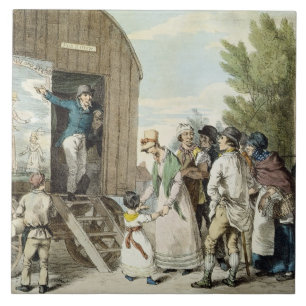 Carreau Les foires : L'exposition, c.1821 (litho de