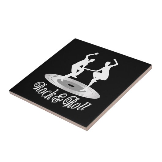 Carreau Les gens dansent Rock and roll (Côté)