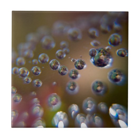 Carreau Les gouttelettes d'eau - L'eau en mouvement (Devant)