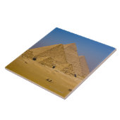 Carreau Les grandes pyramides de Gizeh, Egypte (Côté)