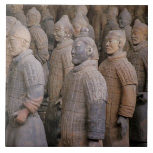 Carreau Les guerriers de Terra Cotta dans l'empereur Qin S