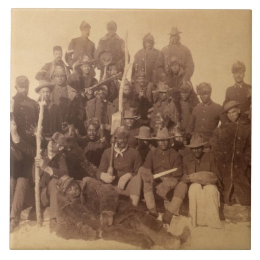 Carreau Les guerriers du buffle : la cavalerie noire améri (Devant)