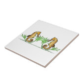 Carreau Les hippocampes (Côté)