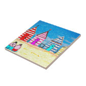 Carreau Les huttes de plage (Côté)