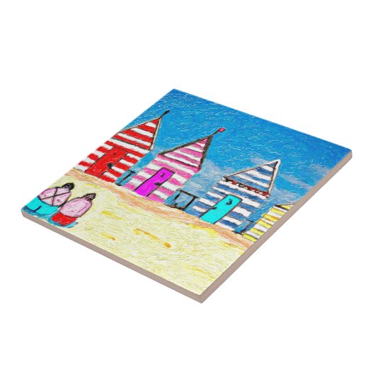 Carreau Les huttes de plage (Côté)