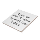 Carreau Les idées uniques de cadeau de cadeaux drôles de (Côté)