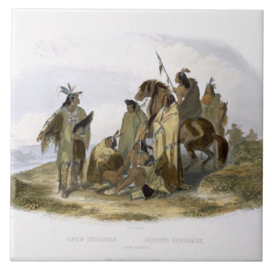 Carreau Les Indiens de corneille, plaquent 13 du volume 1 (Devant)