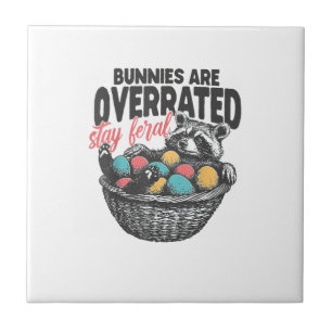 Carreau Les lapins sont surestimés Restez sauvage Œufs de 