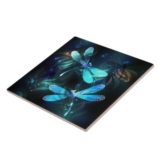 Carreau Les libellules du lac (Côté)