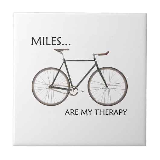 Carreau Les MIles sont ma thérapie (Devant)