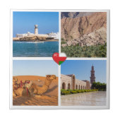 Carreau Les monuments du Sultanat d'Oman (Devant)