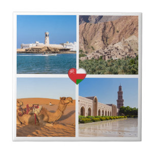 Carreau Les monuments du Sultanat d'Oman