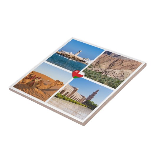 Carreau Les monuments du Sultanat d'Oman (Côté)