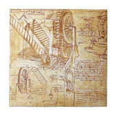 Carreau Les notes de da Vinci (Devant)