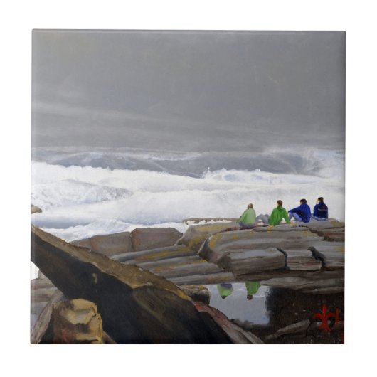 Carreau Les Observateurs de Vagues (Devant)