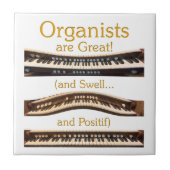 Carreau Les organisateurs sont de grandes tuiles (Devant)