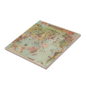 Carreau Les parcours aériens du monde de carte du monde (Côté)