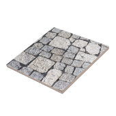 Carreau Les pavés d'une rue en détail (Côté)