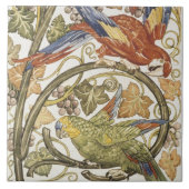 Carreau Les perroquets de Morgan sur la collection de grap (Devant)