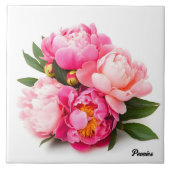 Carreau Les pivoines (Devant)