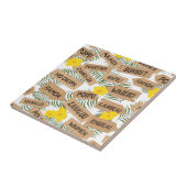 Carreau Les plages hawaïennes tropicales (Côté)