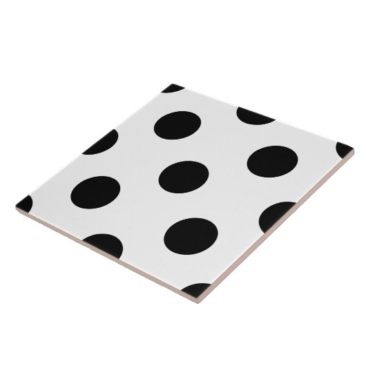 Carreau LES POINTS NOIRS ! (un point de polka) ~ (Côté)