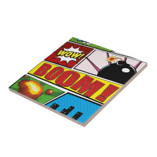 Carreau Les polices de dessins animés de Comic Book !