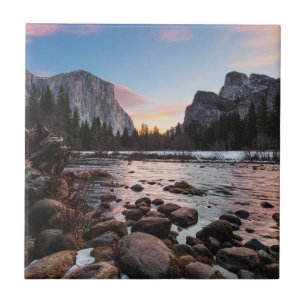 Carreau Les portes de Yosemite de la vallée