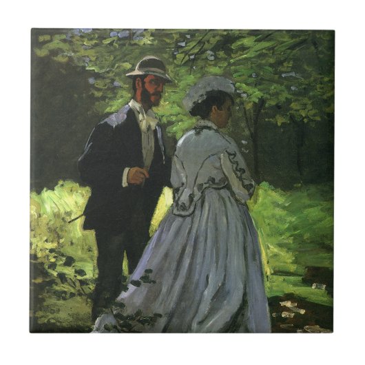 Carreau Les Promeneurs, alias Les Flâneurs par Claude Mone (Devant)