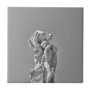 Carreau Les sculptures romaines dans la composition modern