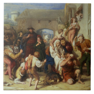 Carreau Les sept âges de l'homme, 1835-8 (huile)
