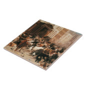 Carreau Les taureaux et les ours sur le marché Stock (Barb (Côté)