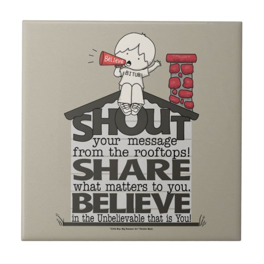 Carreau Les toits crient (Devant)